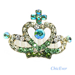 Krone 8595 Haarschmuck Strass Krone 8595 Haarschmuck Strass